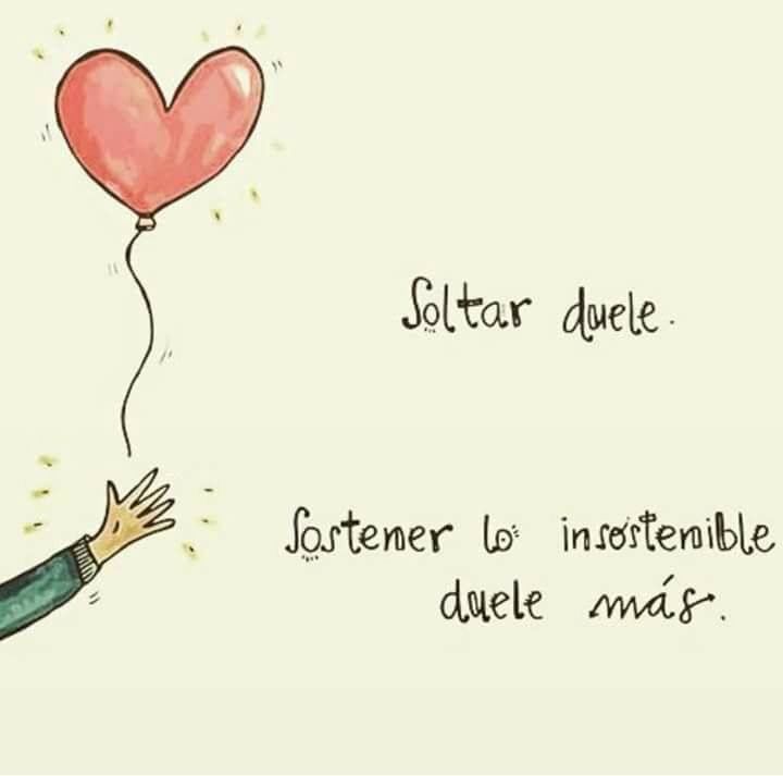 Soltar no es perder, es dejar de sujetar lo que empieza a pesar